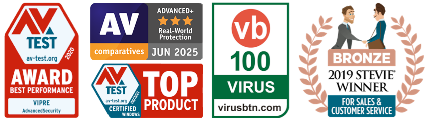 Security awards and certifications